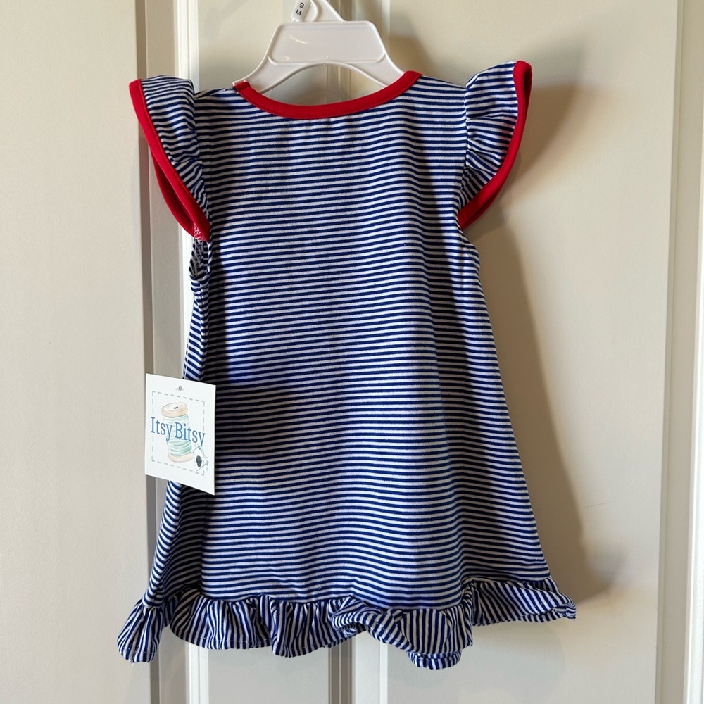 NWT Baseball Ruffle Dress - Picture 6 of 7